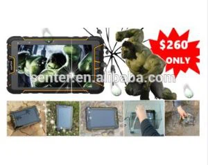 ST907W HG + 125 K RFID や 134 K RFID リーダー長い範囲を持つ 5 のざらざらのタブレット Pc