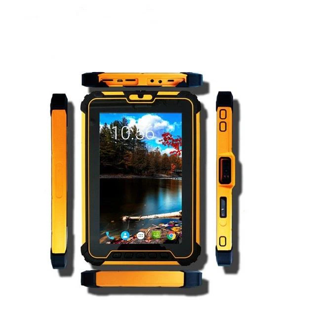 8 Inch Android 7.1 2D Honeywell Barcode Scanner Rugged Tablet ST907-HG7